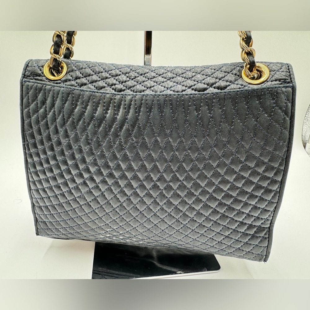 Bally-Authentic-Calf Skin Quilted Leather Black shoulder / crossbody bag - Picture 5 of 16